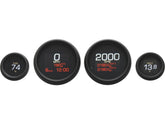Dakota Digital Mlx 8400 Dresser And Bagger Direct Plug In 4 Gauge Kit Black Bezel Dakota Digital Default Title