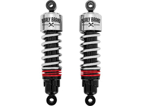 Burly Brand Slammer Plus Twin Shocks Chrome 11,5" Burly Brand Default Title