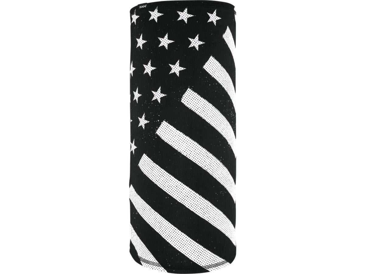 Zan Headgear Motley Sport Flex Series Tube Black And White Flag Zan Headgear Default Title