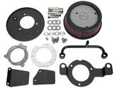 Cce High Performance Air Cleaner With Breather Kit For Milwaukee Eight Black Servo Motor Cover, Breather Tube And Bracket Black Cce Default Title