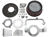 Cce High Performance Air Cleaner With Breather Kit For Milwaukee Eight Chrome Servo Motor Cover, Breather Tube And Bracket Chrome Cce Default Title