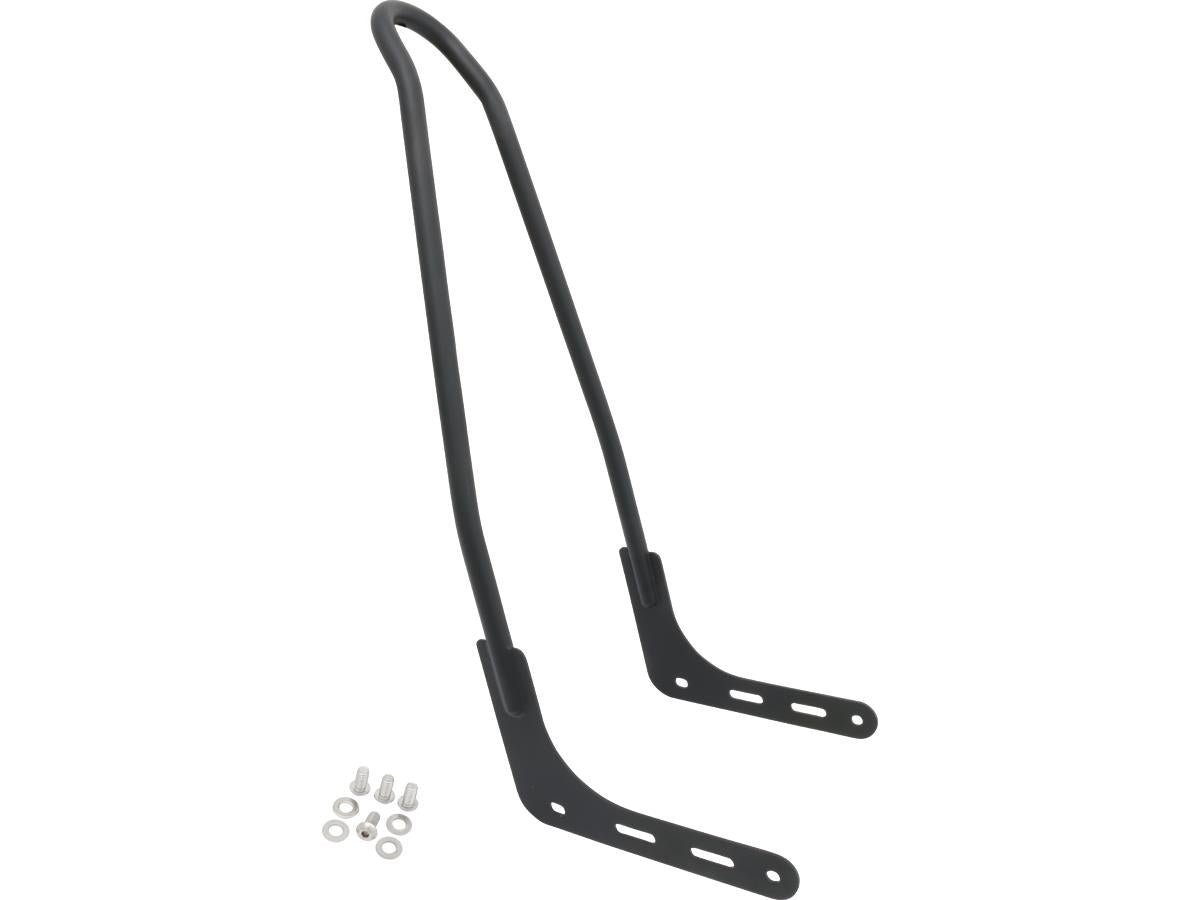 Motherwell Tall Rigid Curved Sissy Bar Matte Black Powder Coated Motherwell Default Title