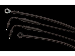 Burly Brand 14" Apehanger Cable Kit Black Vinyl Abs Burly Brand