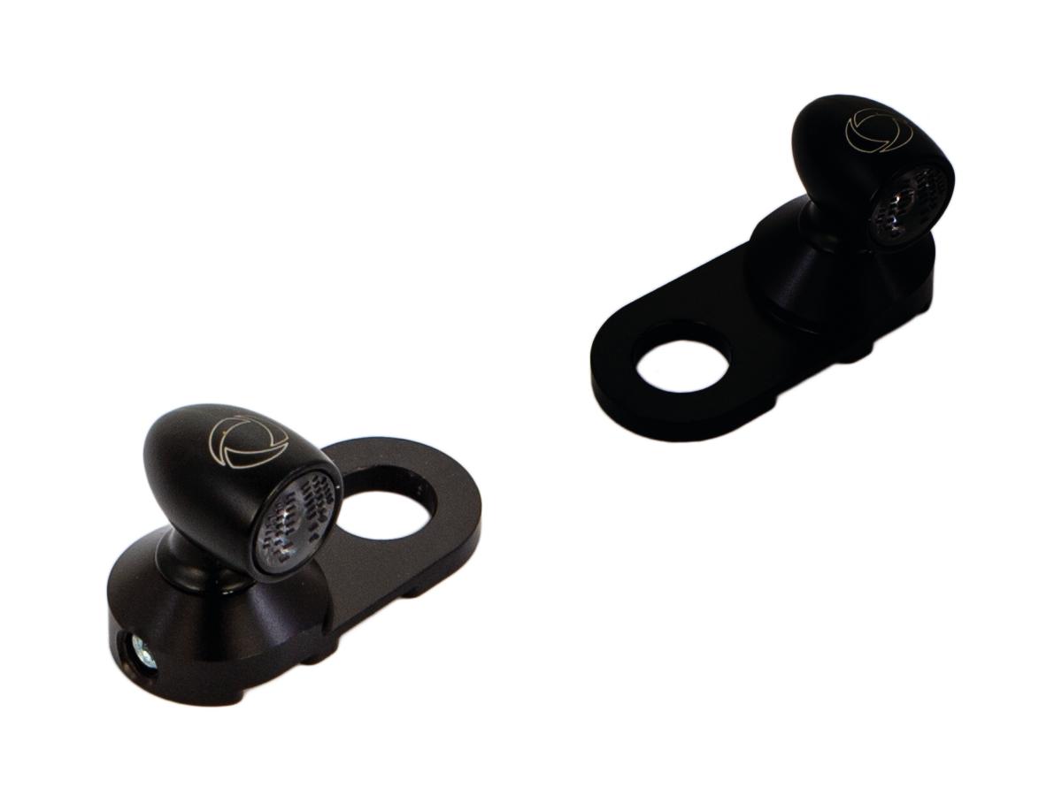 Ricks Motorcycles Kellermann Atto® Turn Signal Bracket Black Satin Ricks Motorcycles