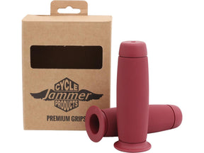 Jammer Blaster Grips Dark Red 1" Throttle By Wire Throttle Cables Jammer Default Title