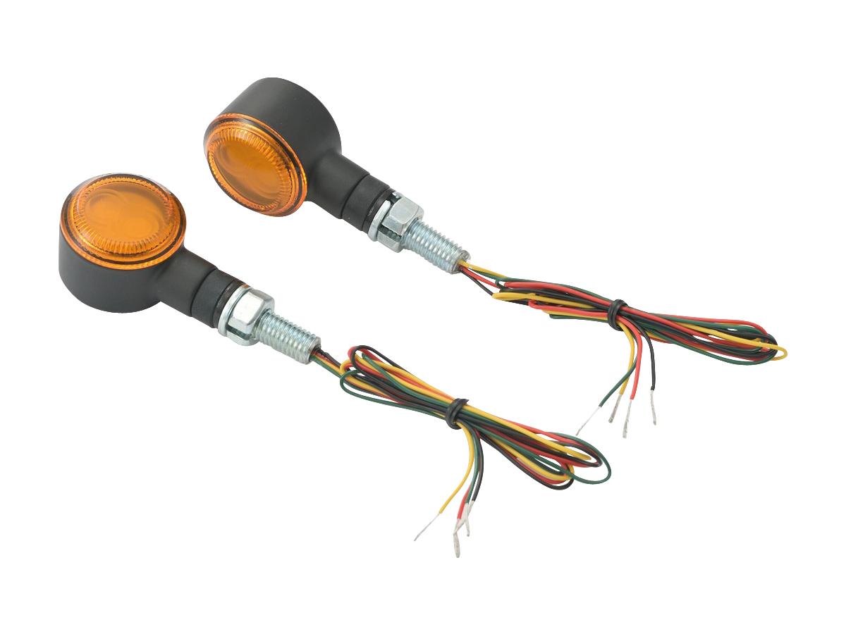 Daytona Japan D Light Sol Led Turn Signal/Taillight/Brake Light Flat Black Orange Led Daytona Japan Default Title