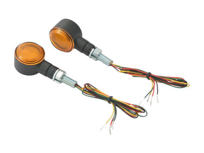 Daytona Japan D Light Sol Led Turn Signal/Taillight/Brake Light Flat Black Orange Led Daytona Japan Default Title