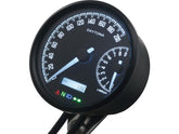 Daytona Japan Velona W Speedometer, Tachometer Scale: 200; Scale Color: Black Black Powder Coated 80.0 Mm Daytona Japan Default Title