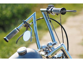 Thunderbike Old Style Straight 1" Risers Brass Polished Thunderbike