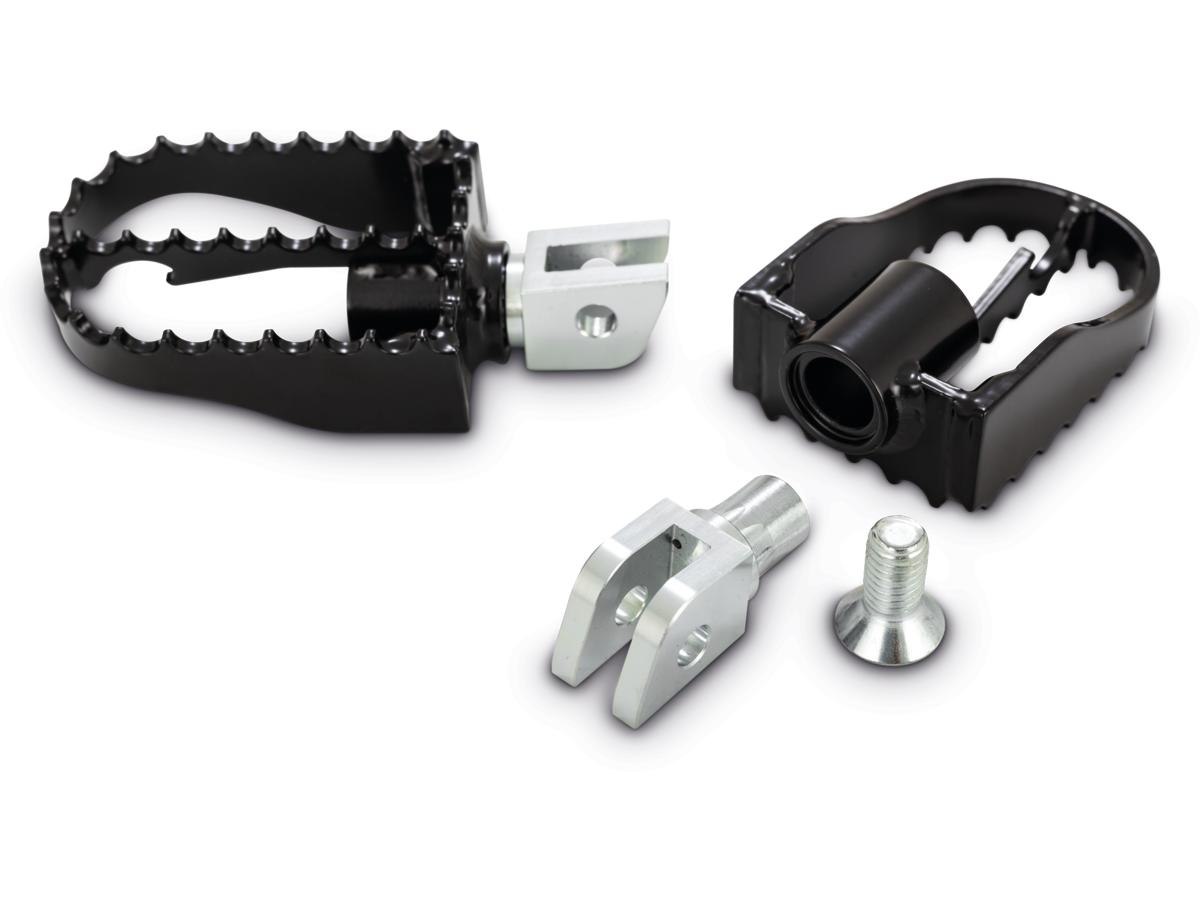 Burly Brand Mx Style Footpegs Black Powder Coated Burly Brand