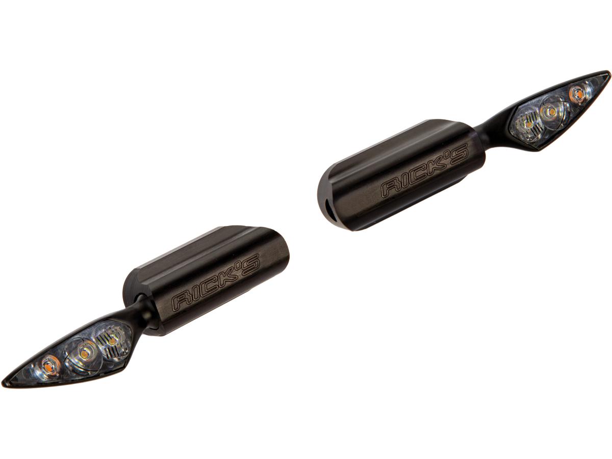 Ricks Motorcycles Front Turn Signal Mount For Fxdr Flat Black Ricks Motorcycles