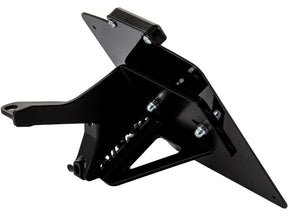 Ricks Motorcycles Fxdr Stainless Steel License Plate Side Mount Kit German Size, Short Flat Black Satin Ricks Motorcycles