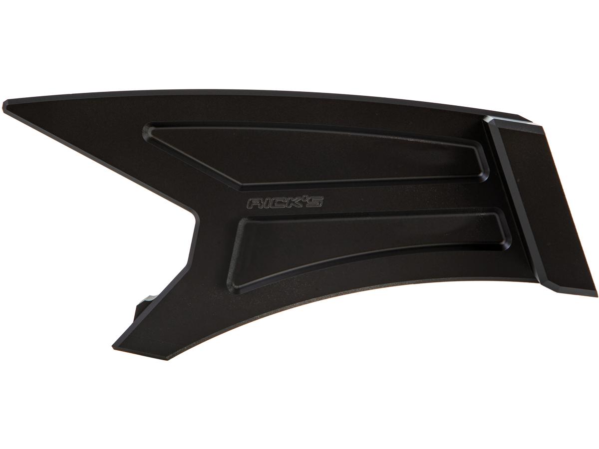 Ricks Motorcycles Fxdr Aluminium License Plate Side Mount Bracket Long Flat Black Satin Ricks Motorcycles Default Title