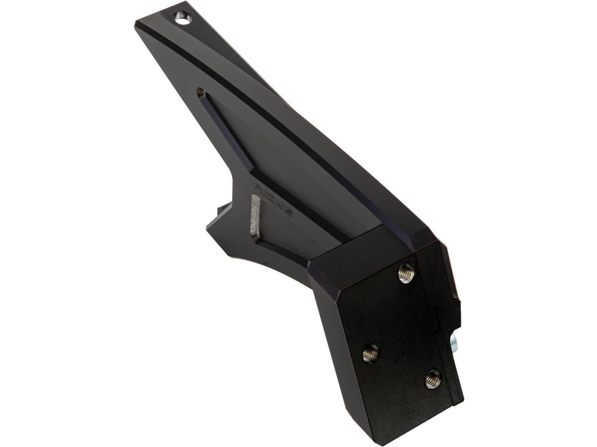 Ricks Motorcycles Fxdr Aluminium License Plate Side Mount Bracket Long Flat Black Satin Ricks Motorcycles