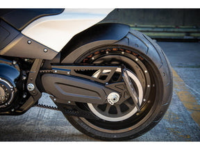Ricks Motorcycles Fxdr Aluminum License Plate Side Mount Kit German Size, Short Flat Black Satin Ricks Motorcycles