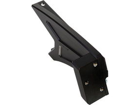 Ricks Motorcycles Fxdr Aluminum License Plate Side Mount Kit German Size, Long Flat Black Satin Ricks Motorcycles