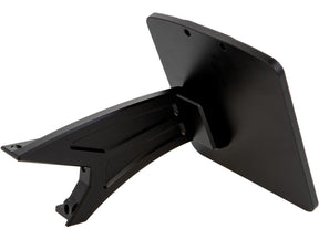 Ricks Motorcycles Fxdr Aluminum License Plate Side Mount Kit German Size, Long Flat Black Satin Ricks Motorcycles