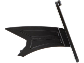 Ricks Motorcycles Fxdr Aluminum License Plate Side Mount Kit German Size, Long Flat Black Satin Ricks Motorcycles