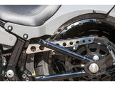 Ricks Motorcycles Hole Belt Guard For Softail Polished Ricks Motorcycles Default Title