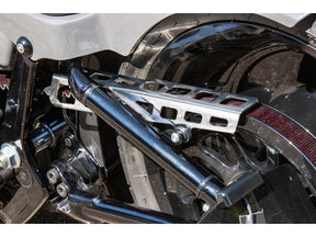 Ricks Motorcycles Square Belt Guard For Softail Polished Ricks Motorcycles