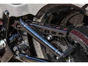 Ricks Motorcycles Square Belt Guard For Softail Flat Black Satin Ricks Motorcycles