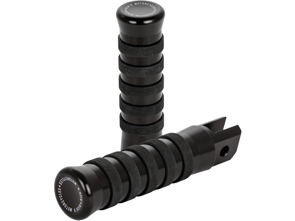 Ricks Motorcycles O Ring Foot Pegs For Softail 18 Up Rider Black, Anodized Ricks Motorcycles Default Title