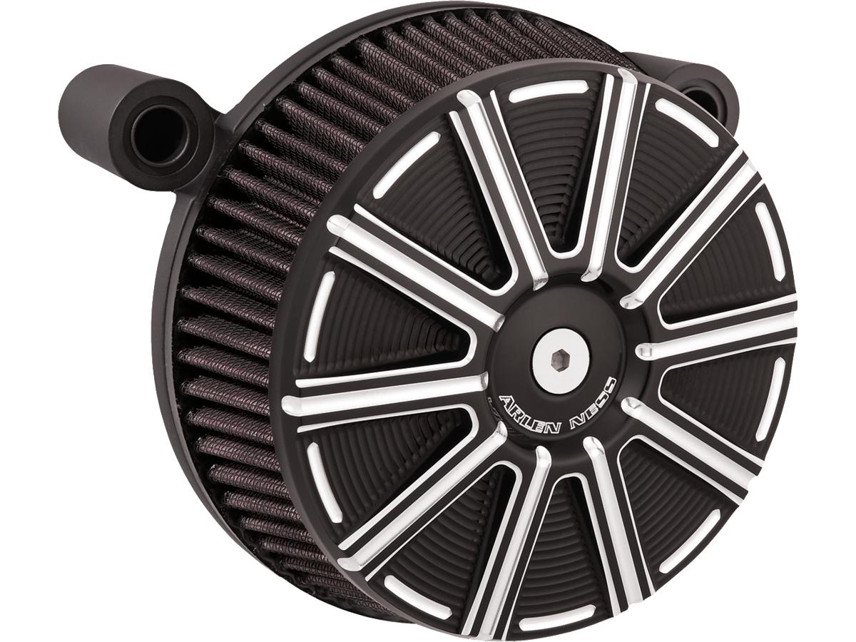 Arlen Ness 10 Gauge Big Sucker Stage 1 Air Cleaner Cover Black Anodized Arlen Ness Default Title