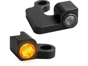 Heinz Bikes Nano Series Led Turn Signals Black Anodized Smoke Led Heinz Bikes
