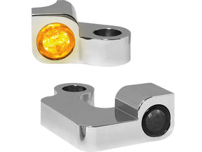 Heinz Bikes Nano Series Led Turn Signals Chrome Smoke Led Heinz Bikes