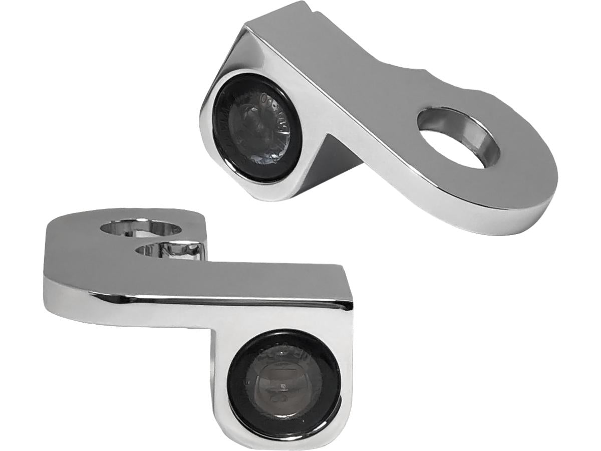 Heinz Bikes Nano Series Led Turn Signals Chrome Smoke Led Heinz Bikes Default Title