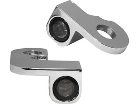Heinz Bikes Nano Series Led Turn Signals Chrome Smoke Led Heinz Bikes Default Title