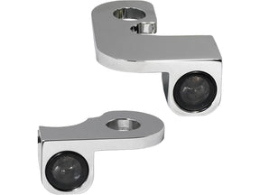 Heinz Bikes Nano Series Led Turn Signals Chrome Smoke Led Heinz Bikes Default Title