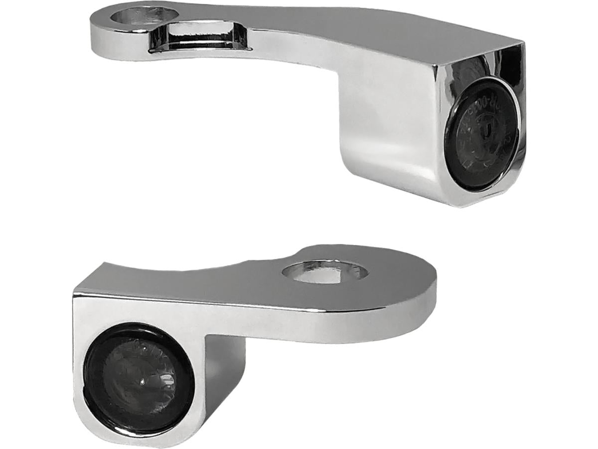 Heinz Bikes Nano Series Led Turn Signals Chrome Smoke Led Heinz Bikes Default Title