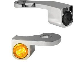 Heinz Bikes Nano Series Led Turn Signals Chrome Smoke Led Heinz Bikes
