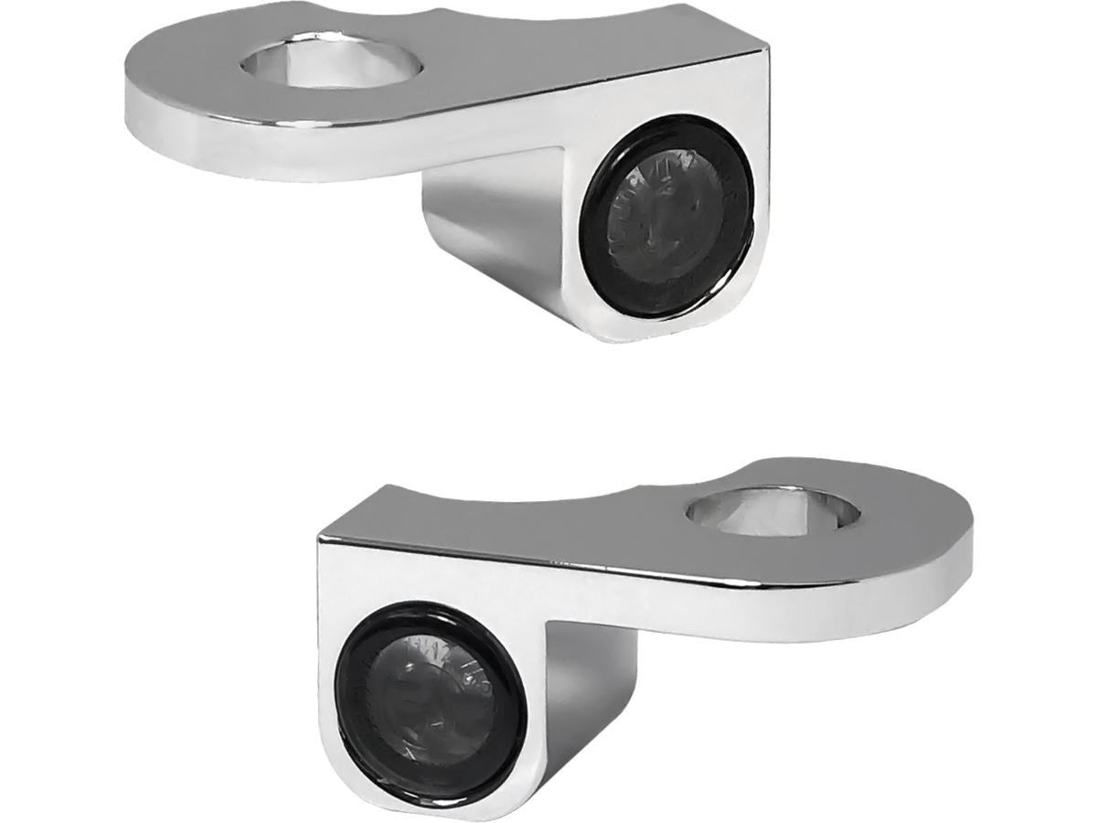 Heinz Bikes Nano Series Led Turn Signals Chrome Smoke Led Heinz Bikes Default Title