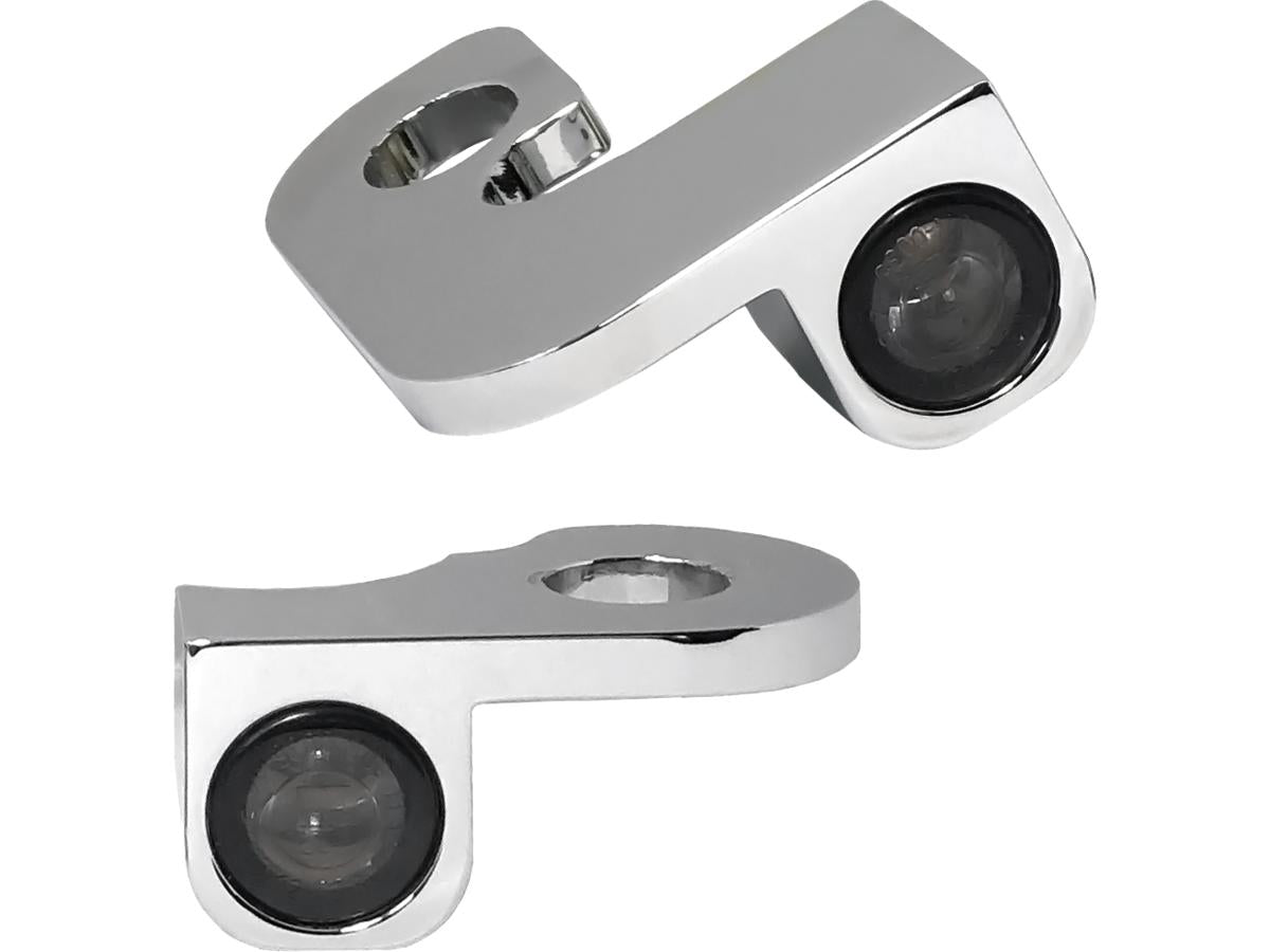 Heinz Bikes Nano Series Led Turn Signals Chrome Smoke Led Heinz Bikes Default Title