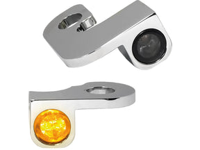 Heinz Bikes Nano Series Led Turn Signals Chrome Smoke Led Heinz Bikes