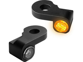 Heinz Bikes Nano Series Led Turn Signals Black Anodized Smoke Led Heinz Bikes