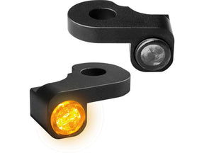 Heinz Bikes Nano Series Led Turn Signals Black Anodized Smoke Led Heinz Bikes