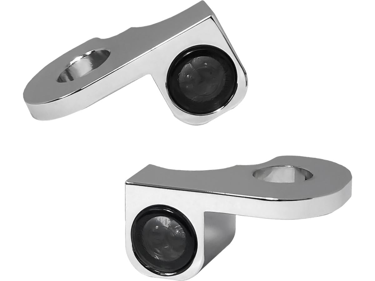 Heinz Bikes Nano Series Led Turn Signals Chrome Smoke Led Heinz Bikes Default Title