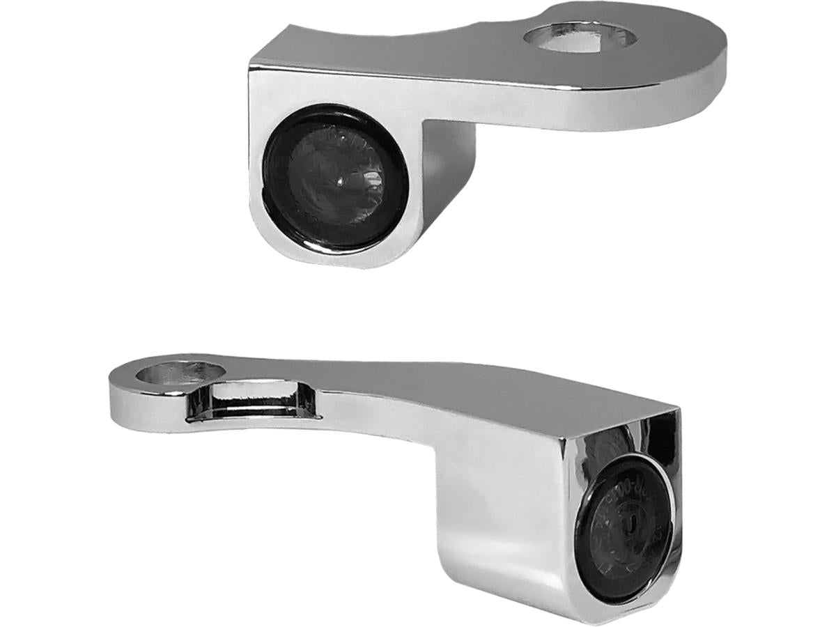 Heinz Bikes Nano Series Led Turn Signals Chrome Smoke Led Heinz Bikes Default Title