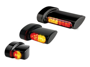 Heinz Bikes Nano Series Winglet Led Turn Signals Black Smoke Led Heinz Bikes