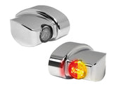 Heinz Bikes Nano Series Winglets 3in1 Led Turn Signals/Taillight/Brake Light Chrome Smoke Led Heinz Bikes Default Title