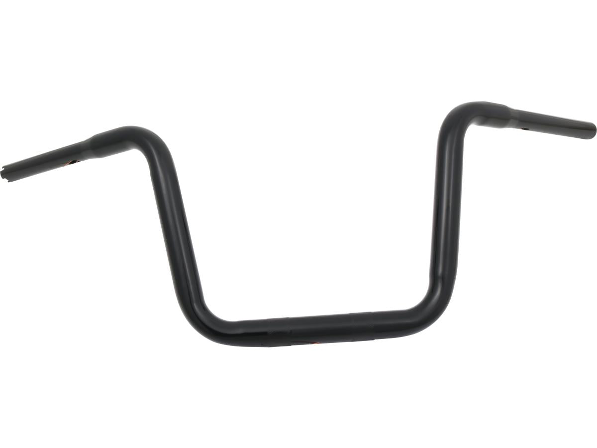 Santee 11 Standard Ape Hanger Handlebar Non Dimpled 3 Hole Black Powder Coated 1 1/4" Throttle By Wire Throttle Cables Santee Default Title