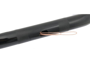Santee 14 Standard Ape Hanger Handlebar Non Dimpled 3 Hole Black Powder Coated 1 1/4" Throttle By Wire Throttle Cables Santee