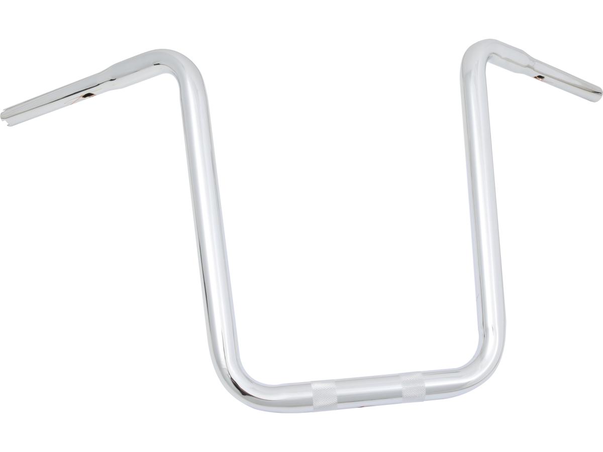 Santee 17 Standard Ape Hanger Handlebar Non Dimpled 3 Hole Chrome 1 1/4" Throttle By Wire Throttle Cables Santee Default Title