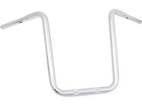 Santee 17 Standard Ape Hanger Handlebar Non Dimpled 3 Hole Chrome 1 1/4" Throttle By Wire Throttle Cables Santee Default Title