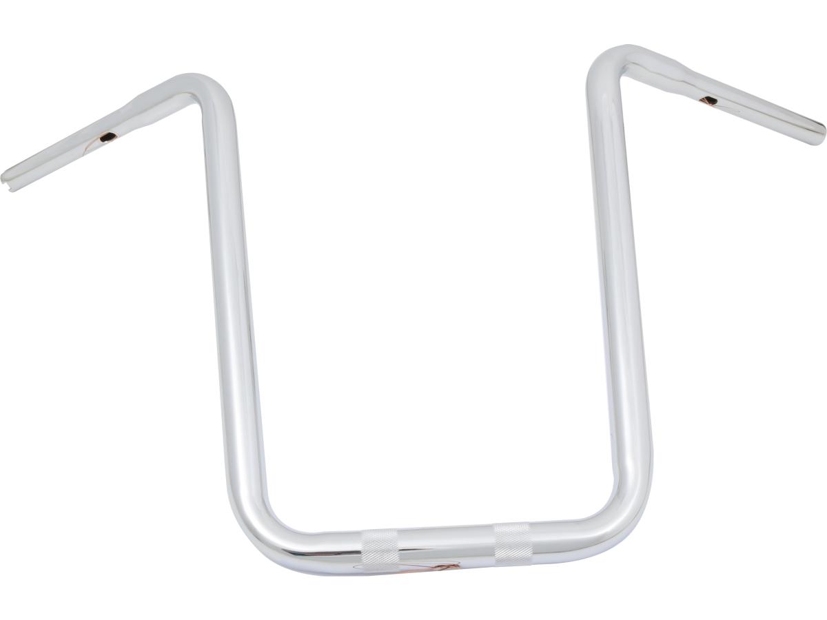 Santee 19 Standard Ape Hanger Handlebar Non Dimpled 3 Hole Chrome 1 1/4" Throttle By Wire Throttle Cables Santee Default Title