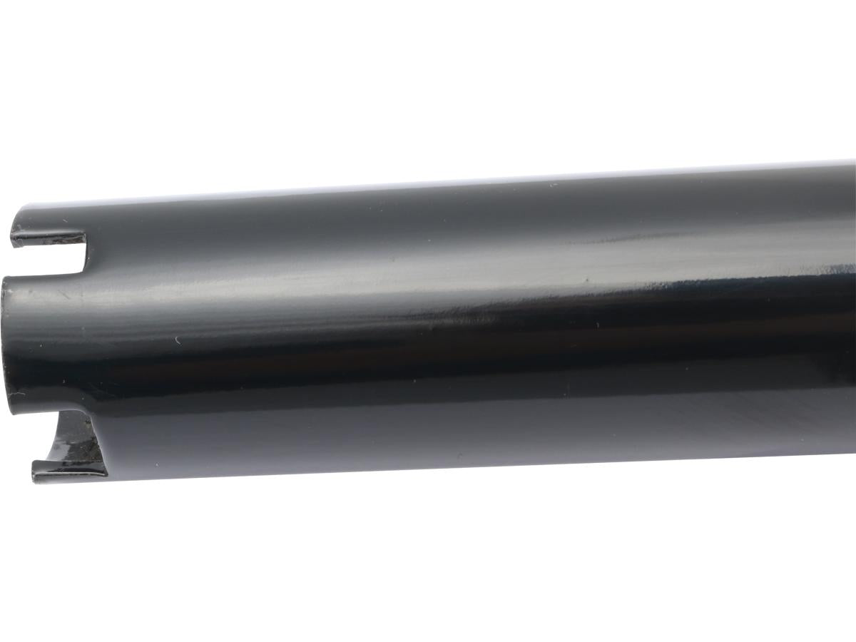 Santee 19 Standard Ape Hanger Handlebar Non Dimpled 3 Hole Black Powder Coated 1 1/4" Throttle By Wire Throttle Cables Santee
