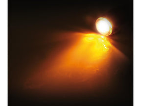 Highsider Proton Module Led Turn Signal/Position Light Diameter(mm): 11 , Depth(mm): 13, Approved For Front Installation Black Smoke Led Highsider